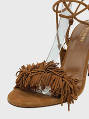 Aquazzura Wild Thing Sandale mit Absatz EU 36.5 Braun - Image 7