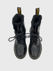 Dr. Martens 1460 Serena Combat Stiefel EU 38 Schwarz
