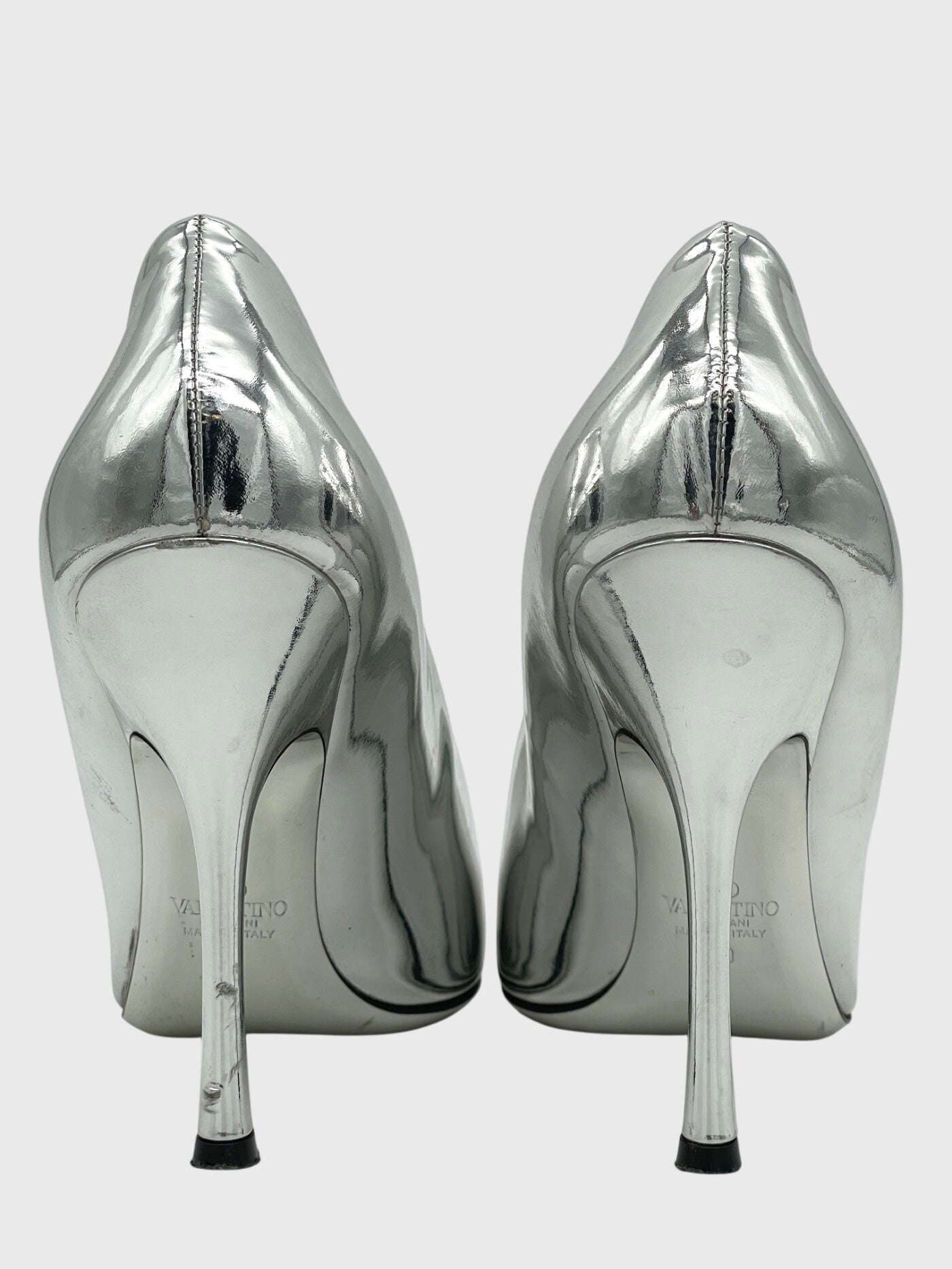 Valentino Garavani Nite-Out mirrored Pump EU 40 Metallic