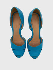 Bottega Veneta D'Orsay Peep Toe Pump EU 36.5 Blau
