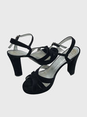 Freelance Plateau Sandale mit Absatz EU 39.5 Schwarz