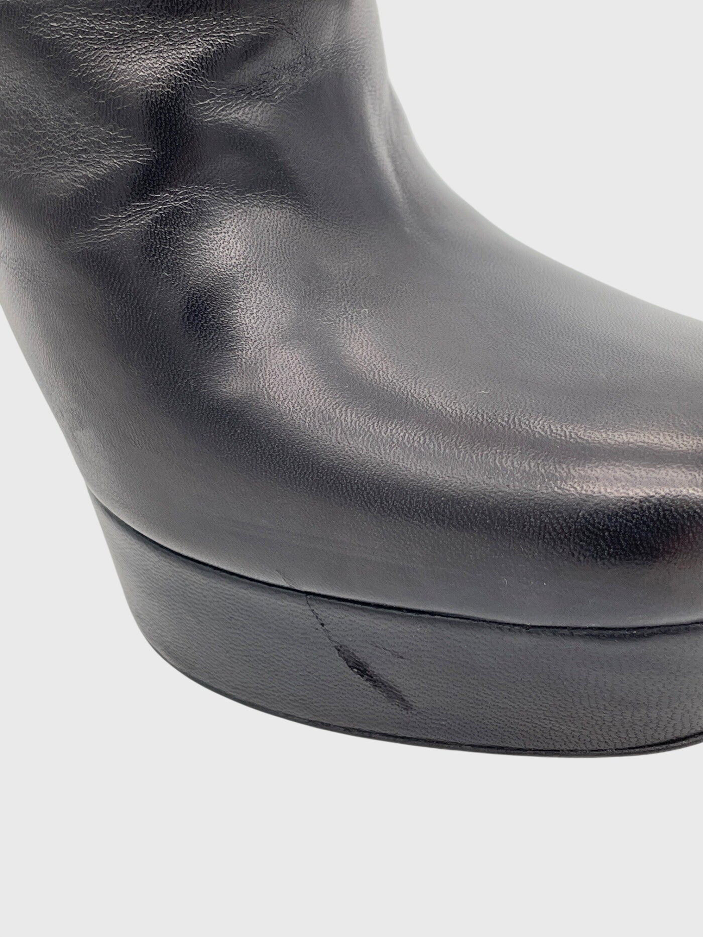 Miu Miu Platform Ankle Boot EU 36.5 Schwarz - Image 7
