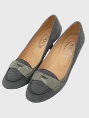 Tod's Gommini Pump EU 38 Grau