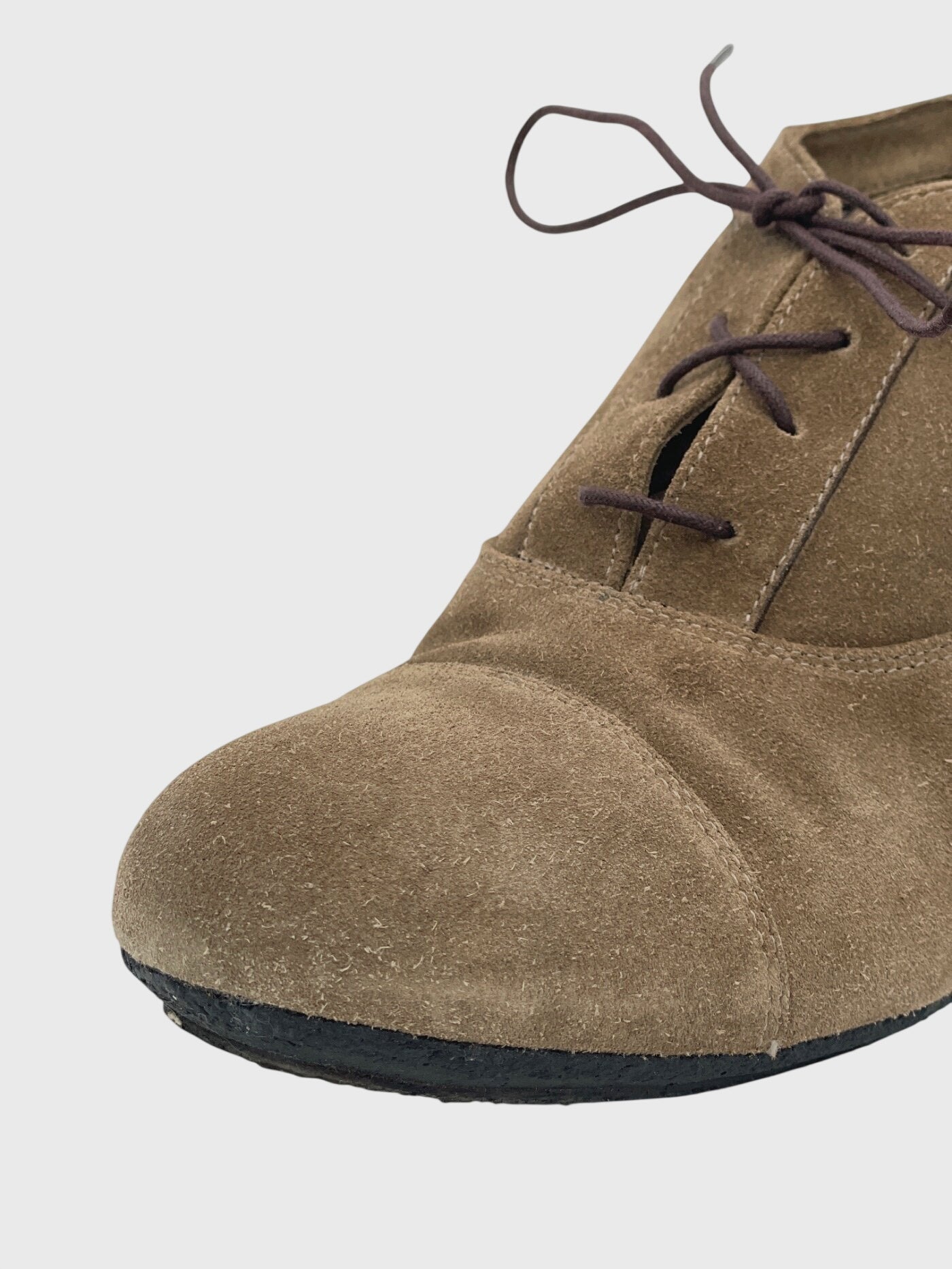 Roberto del Carlo Suede Lace-UP Pump EU 38 Braun - Image 5