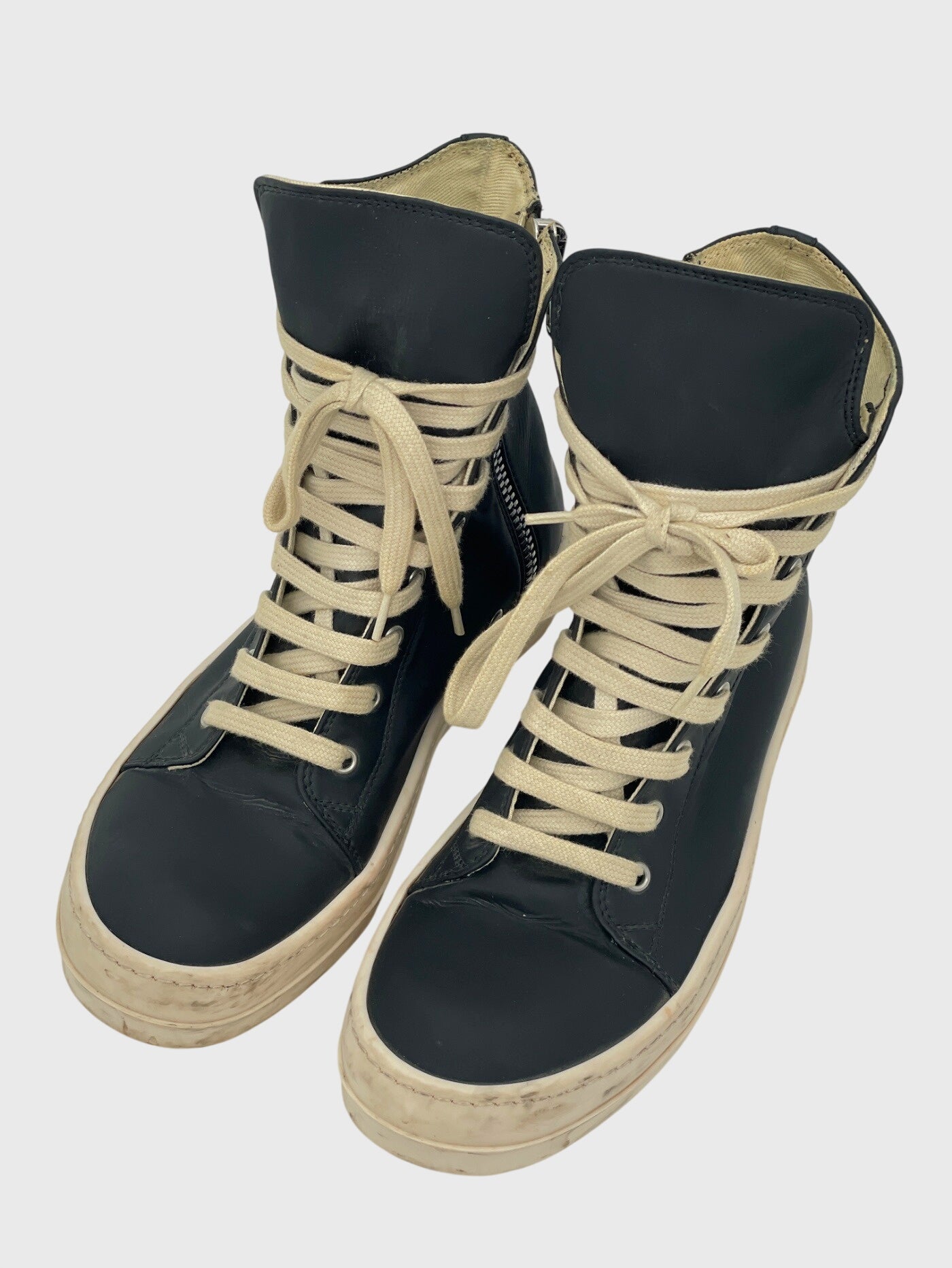 Rick Owens Ramones High Top Sneaker EU 38.5 Schwarz