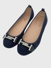 Tod's Double T Ballerina EU 38 Blau