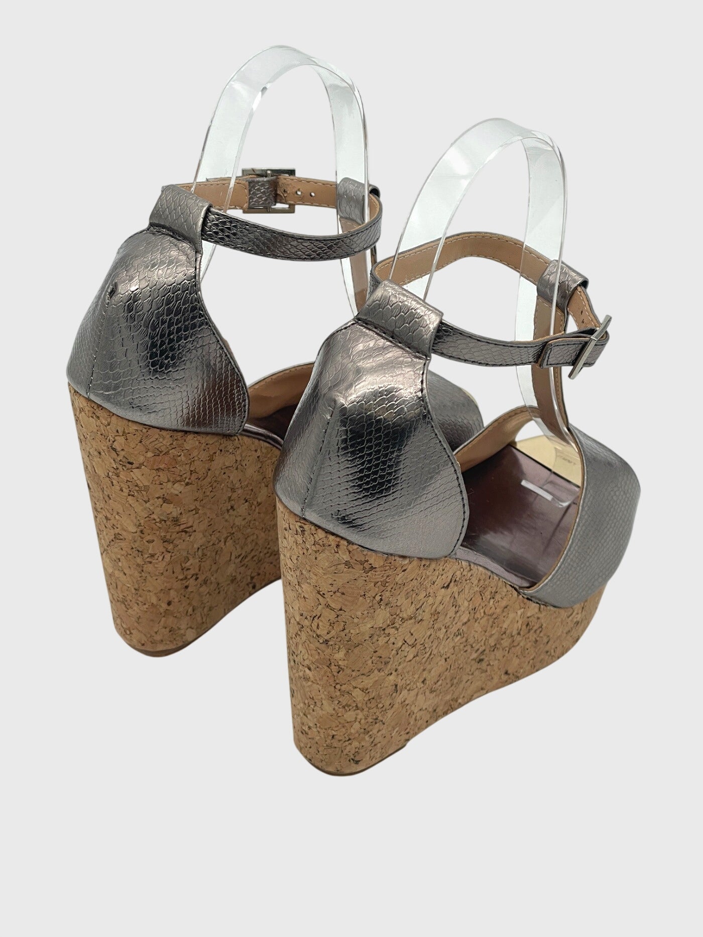Jimmy Choo Pela Sandale mit Absatz EU 35 Metallic