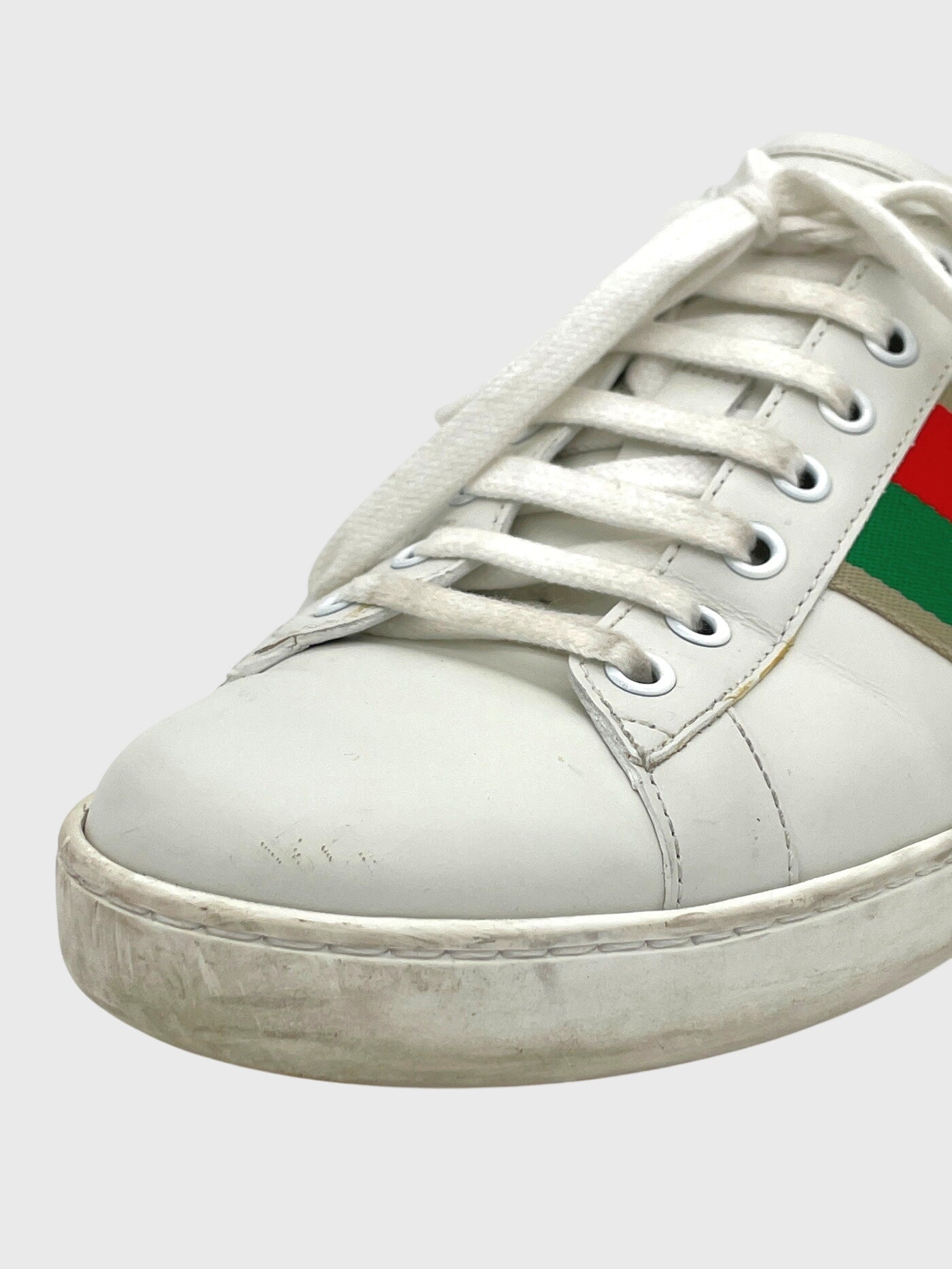 Gucci Ace Low Top Sneaker EU 42.5 Weiß