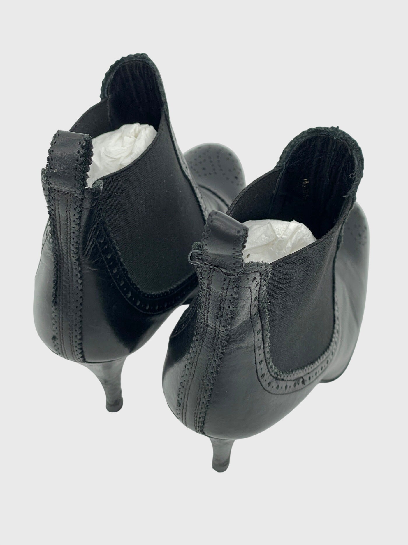 Pedro Garcia Brogue Ankle Boot EU 36.5 Schwarz