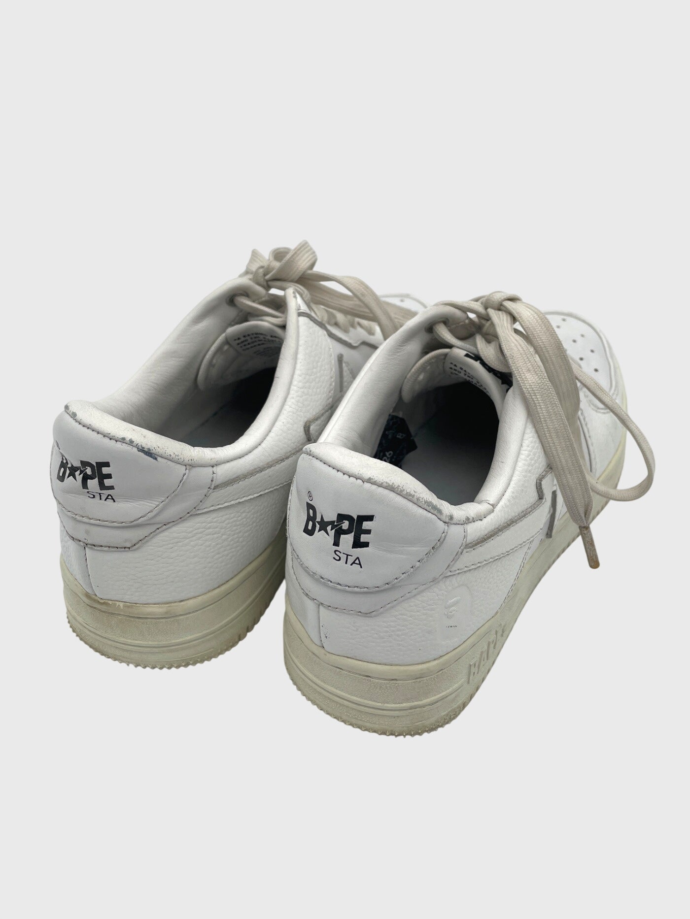A Bathing Ape Bape Sta Low Top Sneaker EU 41 Weiß