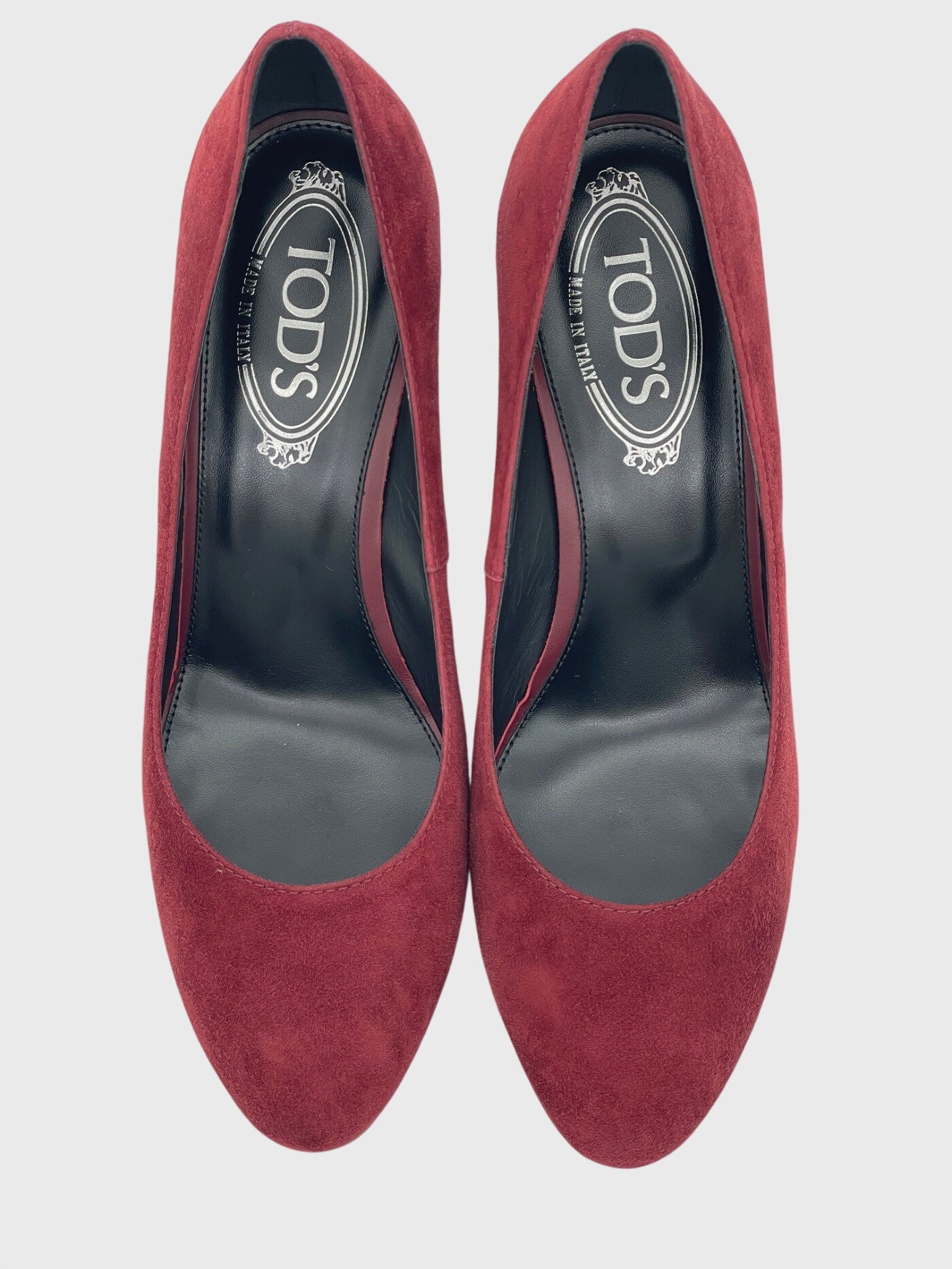 Tod's Gommini Wedge Pump EU 38 Rot