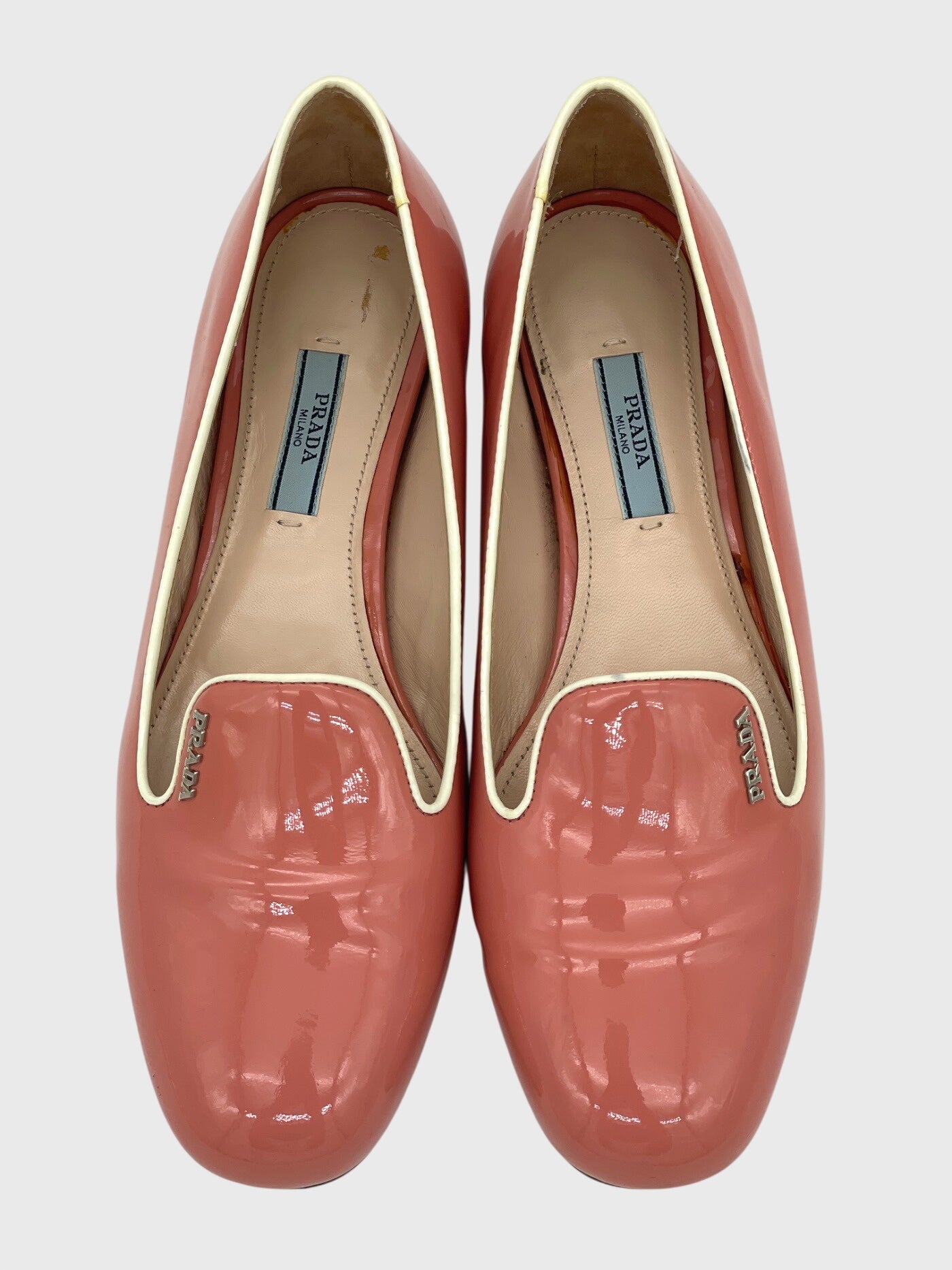 Prada Vernice Loafer EU 38.5 Pink