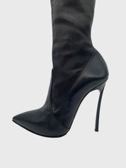 Casadei Blade Overknee Stiefel EU 40.5 Schwarz
