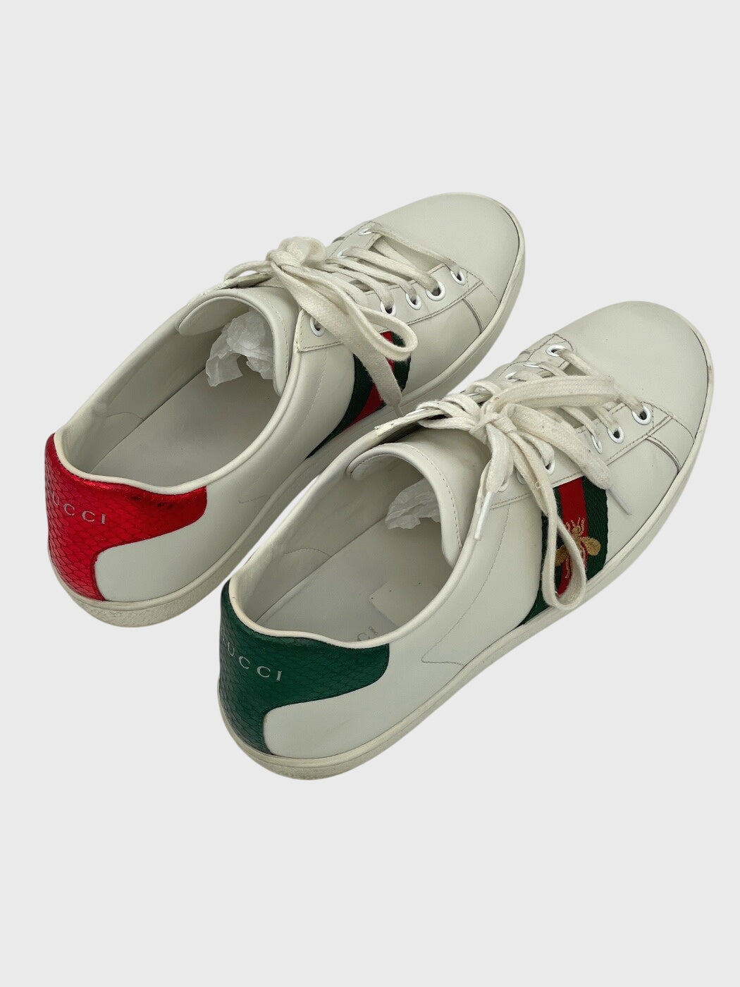 Gucci Ace Low Top EU 39.5 Weiß