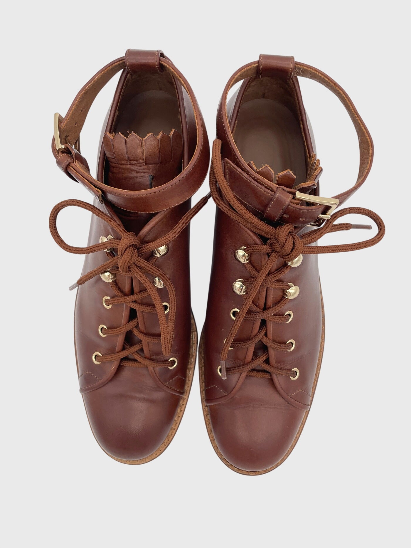 Max Mara Hayle Lace-up Oxford EU 36 Braun