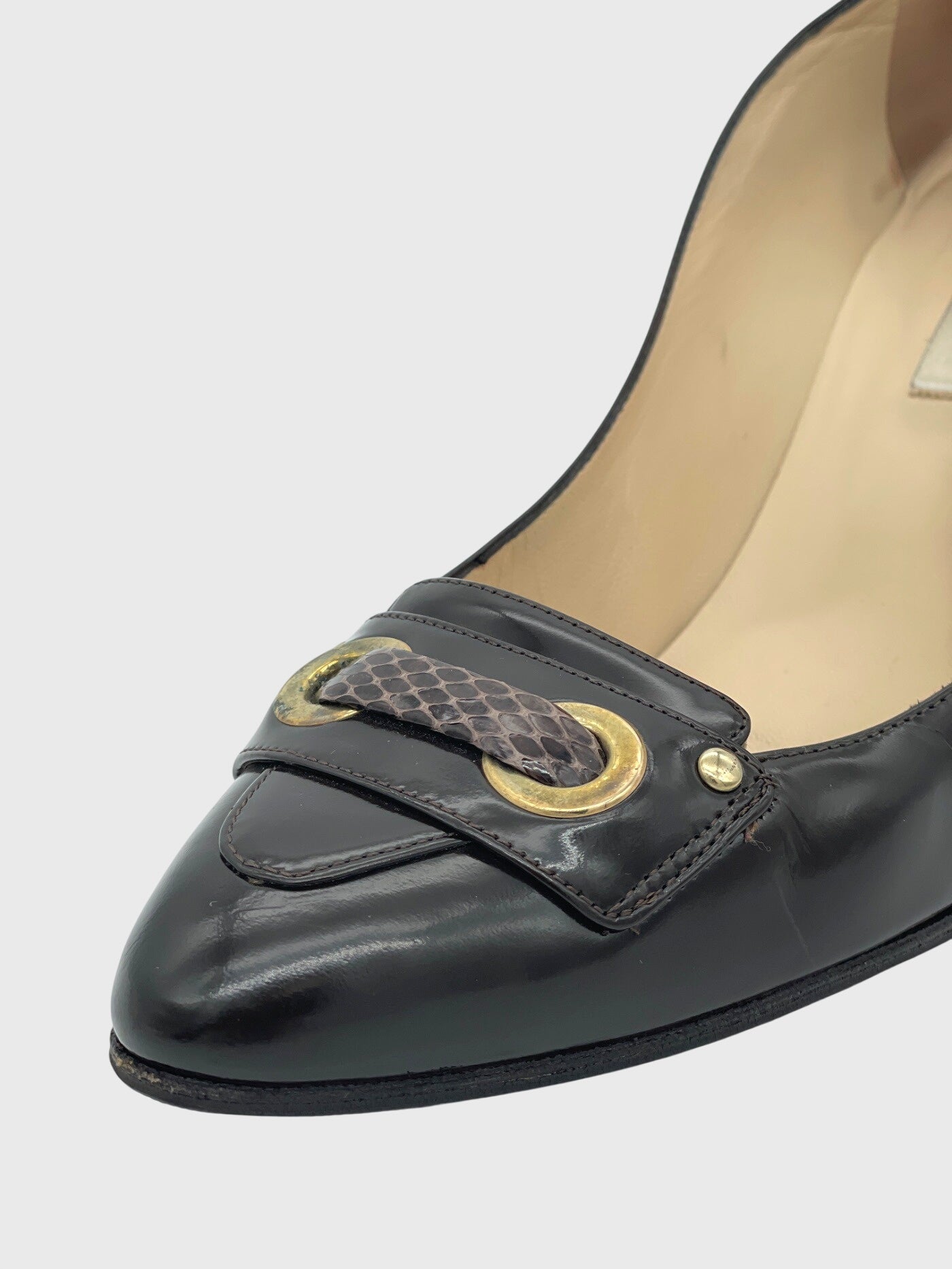 Jimmy Choo Pointed-Toe Pump EU 39.5 Braun - Image 7