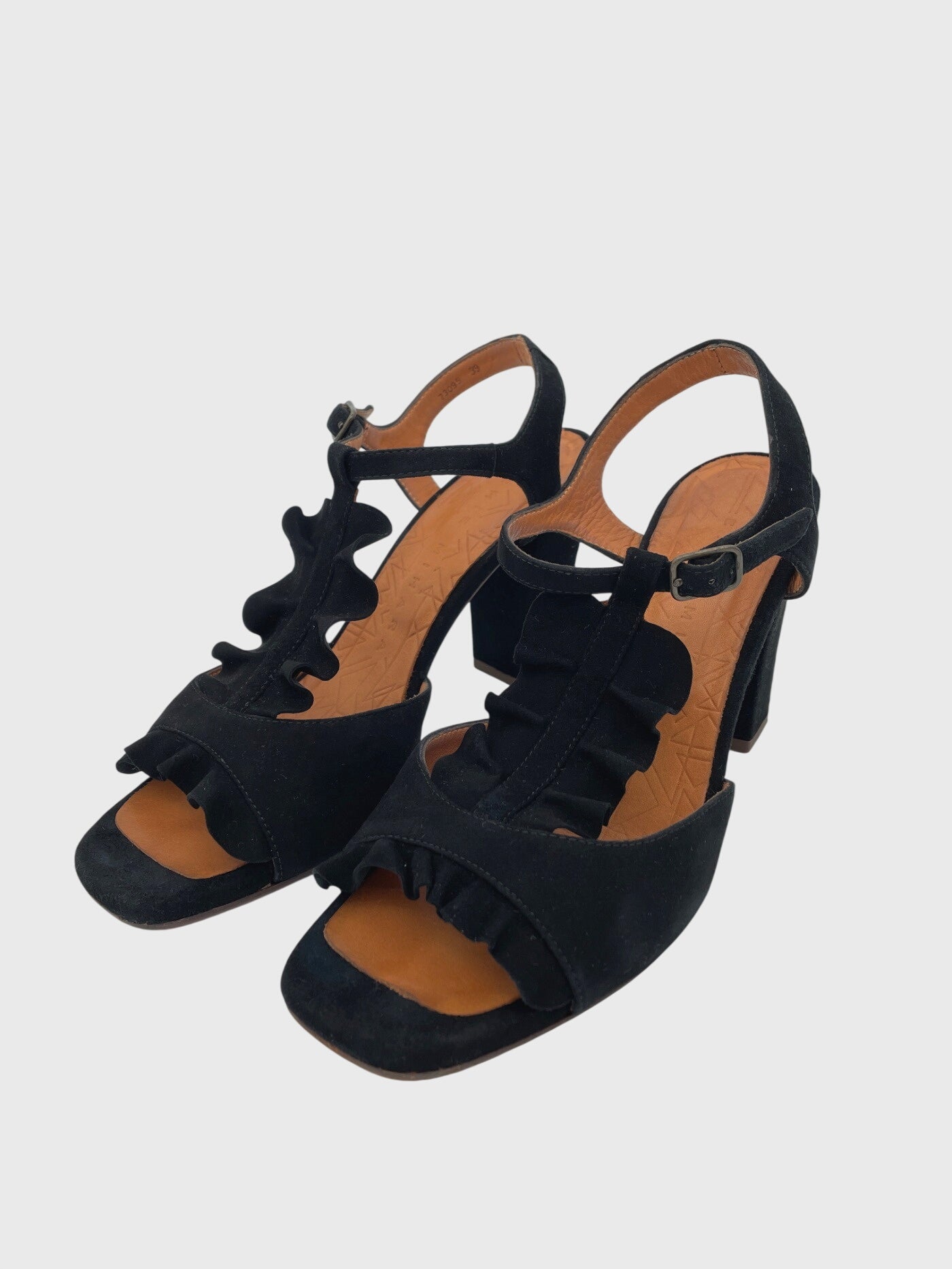 Chie Mihara Laubo Sandale mit Absatz EU 39 Schwarz