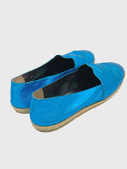 Philipp Plein Skull Espadrille Loafer EU 40 Blau