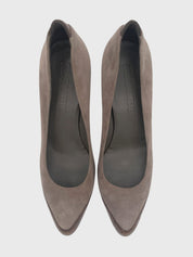 Jil Sander Suede Pump EU 39 Braun