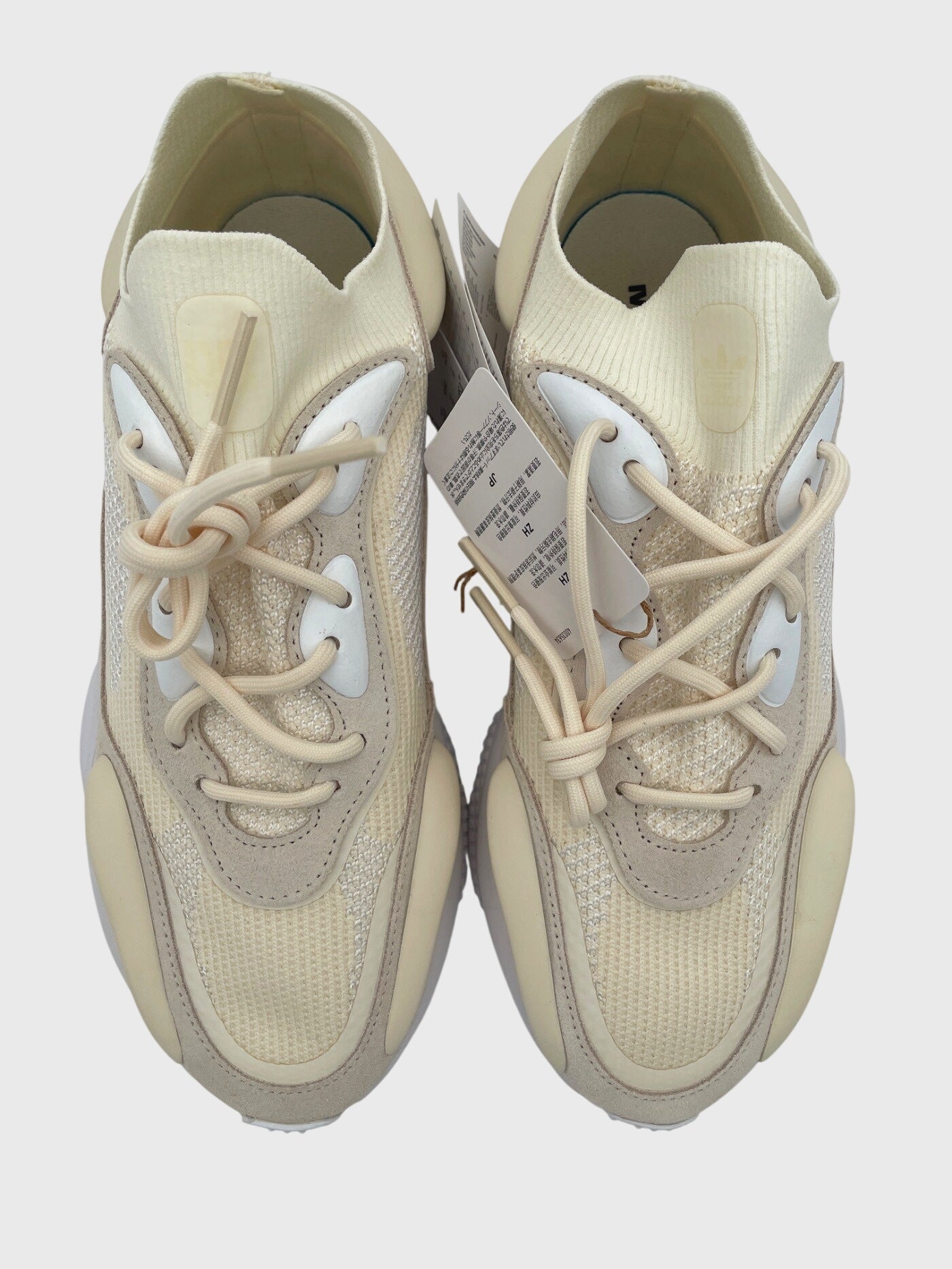 Adidas x Ivy Park OZWEEGO KNITTED Low Top Sneaker EU 42 Beige
