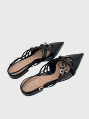 Gucci Seraphine Ballerina EU 38 Schwarz
