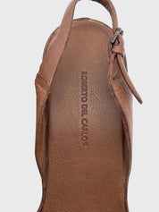 Roberto del Carlo Wedge Sandale mit Absatz EU 38.5 Braun - Image 8