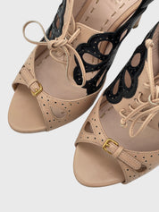 Miu Miu Cut-out Lace-up Sandale mit Absatz EU 38 Mehrfarbig - Image 4