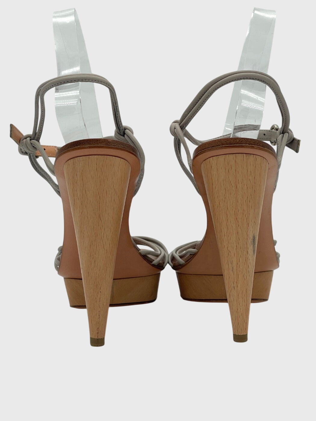 Sergio Rossi Wedge Sandale mit Absatz EU 38.5 Mehrfarbig - Image 7