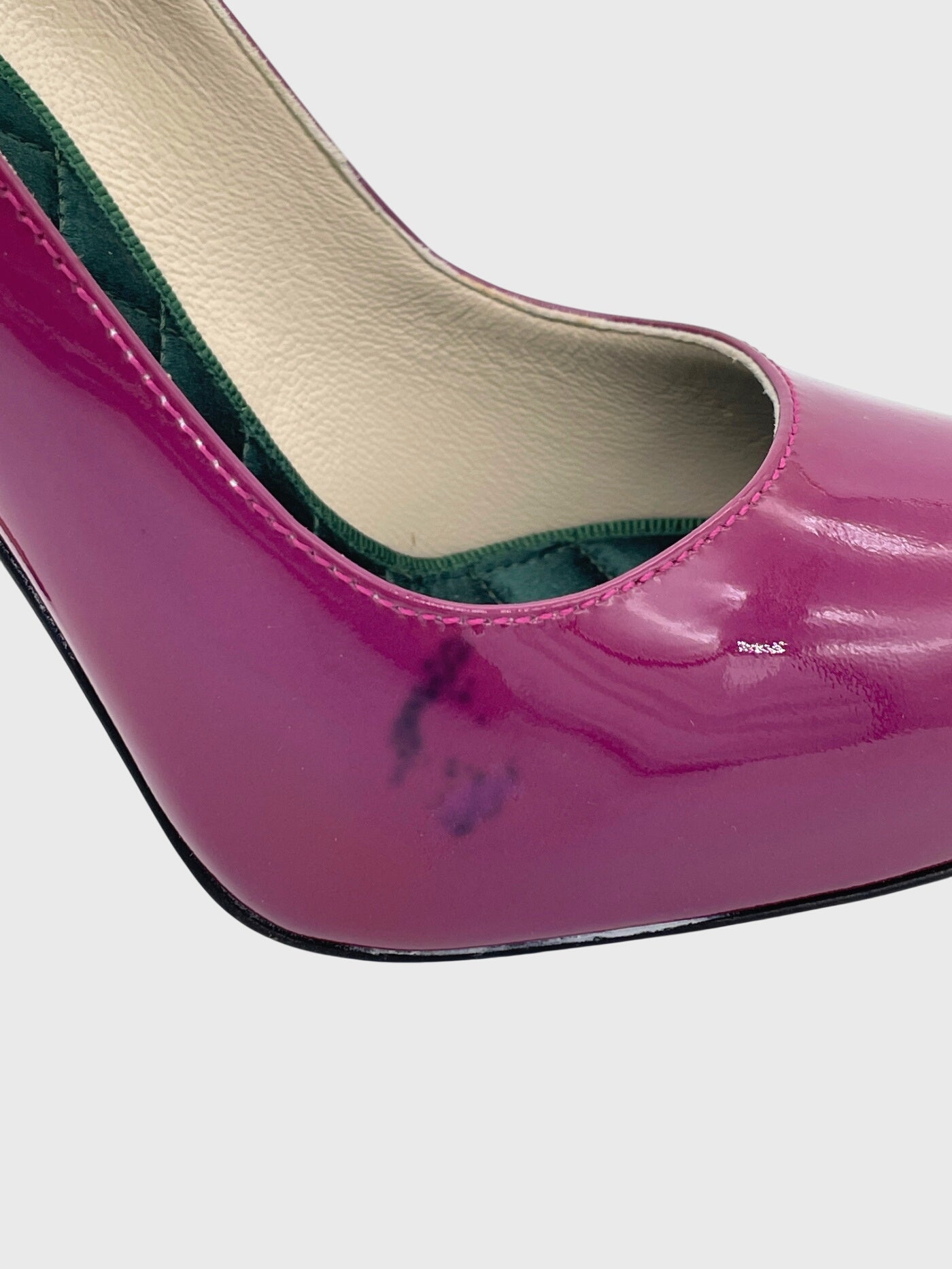 Dolce & Gabbana Patent Leather Pump EU 36.5 Lila - Image 7