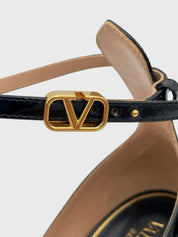 Valentino Garavani Tan-Go Plateau Pump EU 39 Schwarz - Image 7