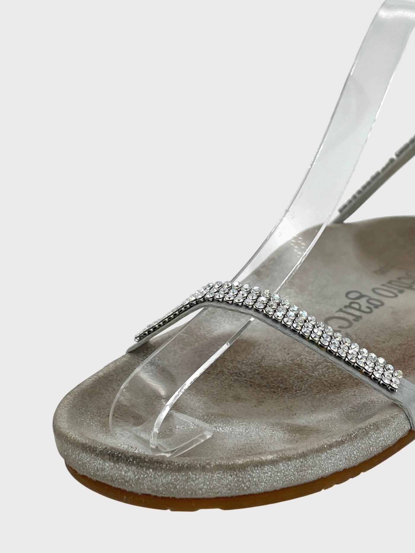Pedro Garcia Blaer Flache Sandale EU 36.5 Metallic