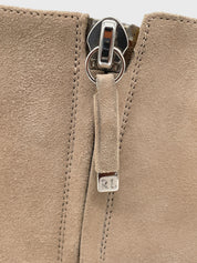 Ralph Lauren Collection Suede Stiletto Ankle Boot EU 38 Beige - Image 7