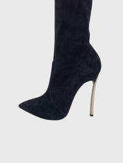 Casadei Blade  Overknee Stiefel EU 39 Schwarz