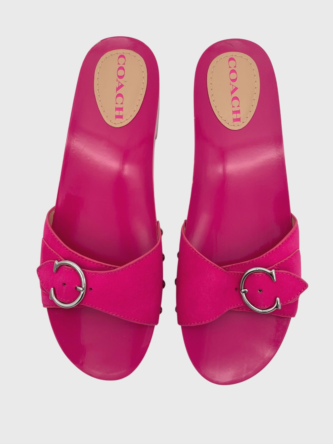 Coach Footwear Bleeker Suede Mule EU 40.5 Pink