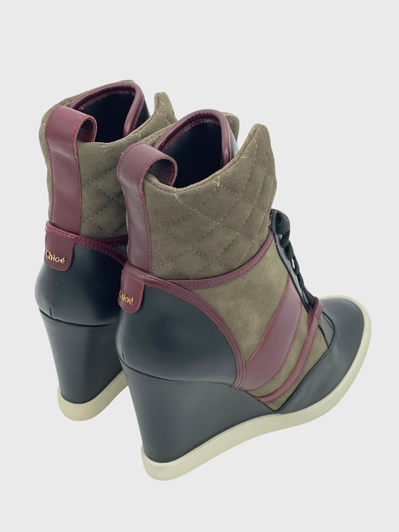 Chloé Wedge Kasia Platform Sneaker EU 40 Mehrfarbig
