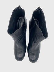 Stuart Weitzman Leder Ankle Boot EU 41 Schwarz