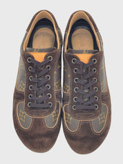 Louis Vuitton Monogram Suede Low Top Sneaker EU 36.5 Braun