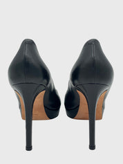 PUCCI Peep Toe Buckle Plateau Pump EU 39.5 Schwarz
