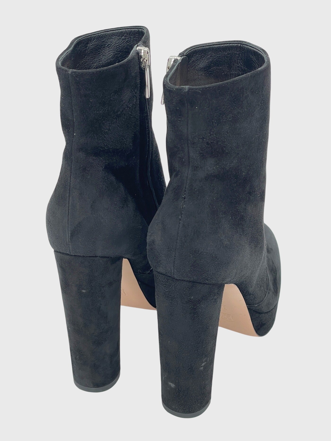 Gianvito Rossi Brook 120 Suede Ankle Boot EU 37 Schwarz
