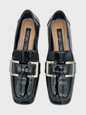 Sergio Rossi Lackleder Loafer EU 38.5 Schwarz