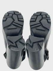 Jil Sander Lug Sole Sandale mit Absatz EU 35 Schwarz - Image 7