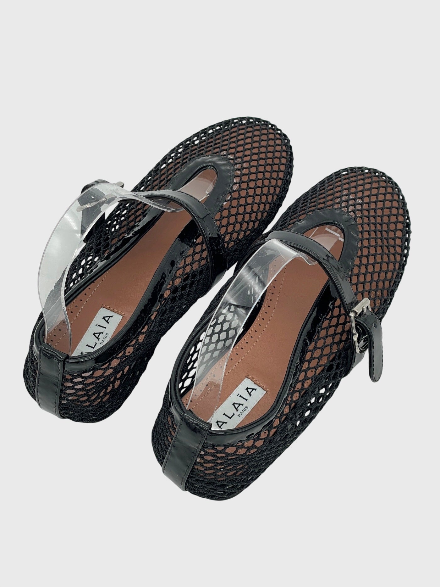 Alaïa Mesh Mary Jane Ballerina EU 37 Schwarz