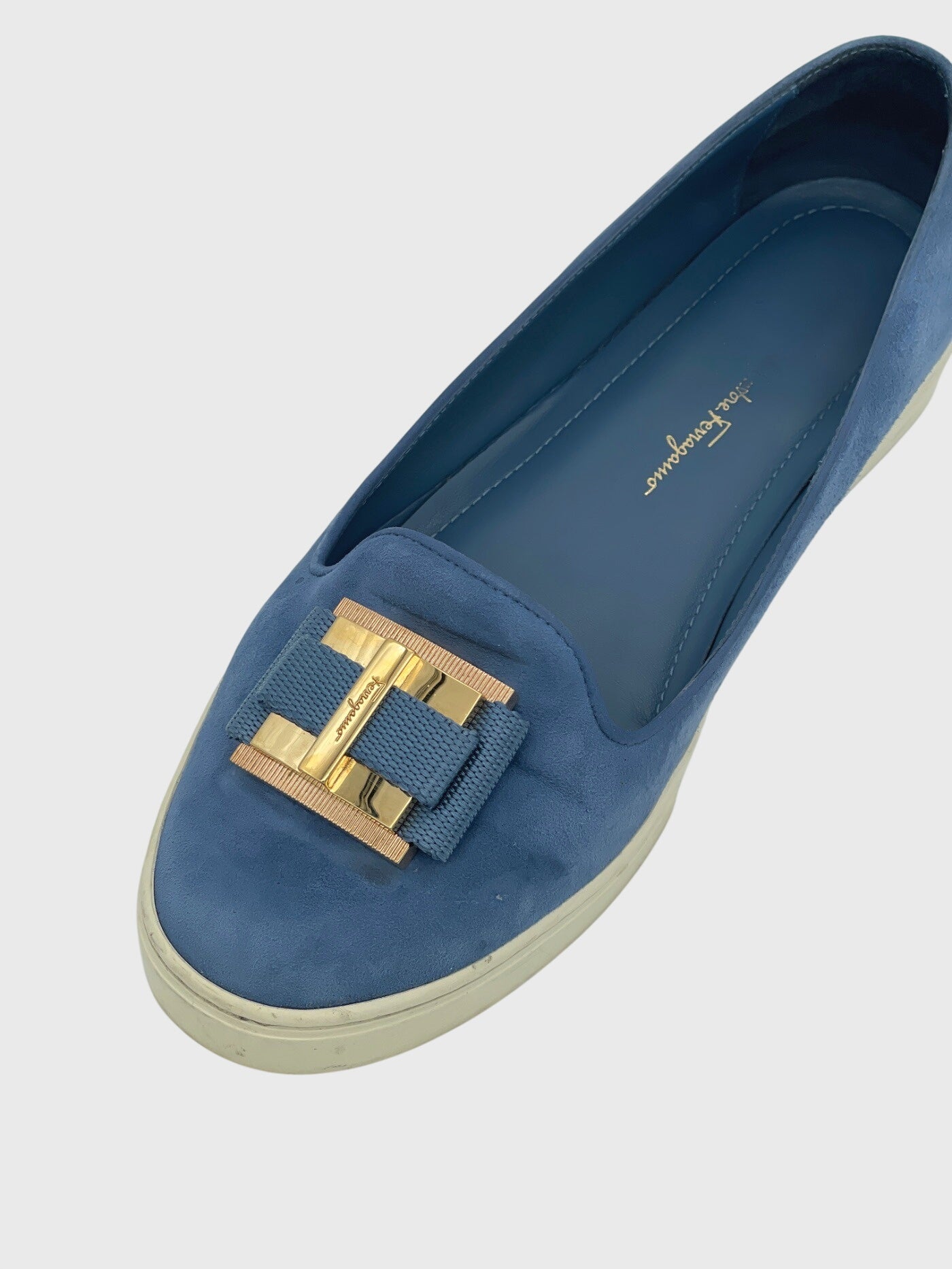 Salvatore Ferragamo Pelagie Loafer EU 39.5 Blau - Image 5
