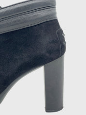 Tod's Gommino Lace-Up Ankle Boot EU 40 Schwarz