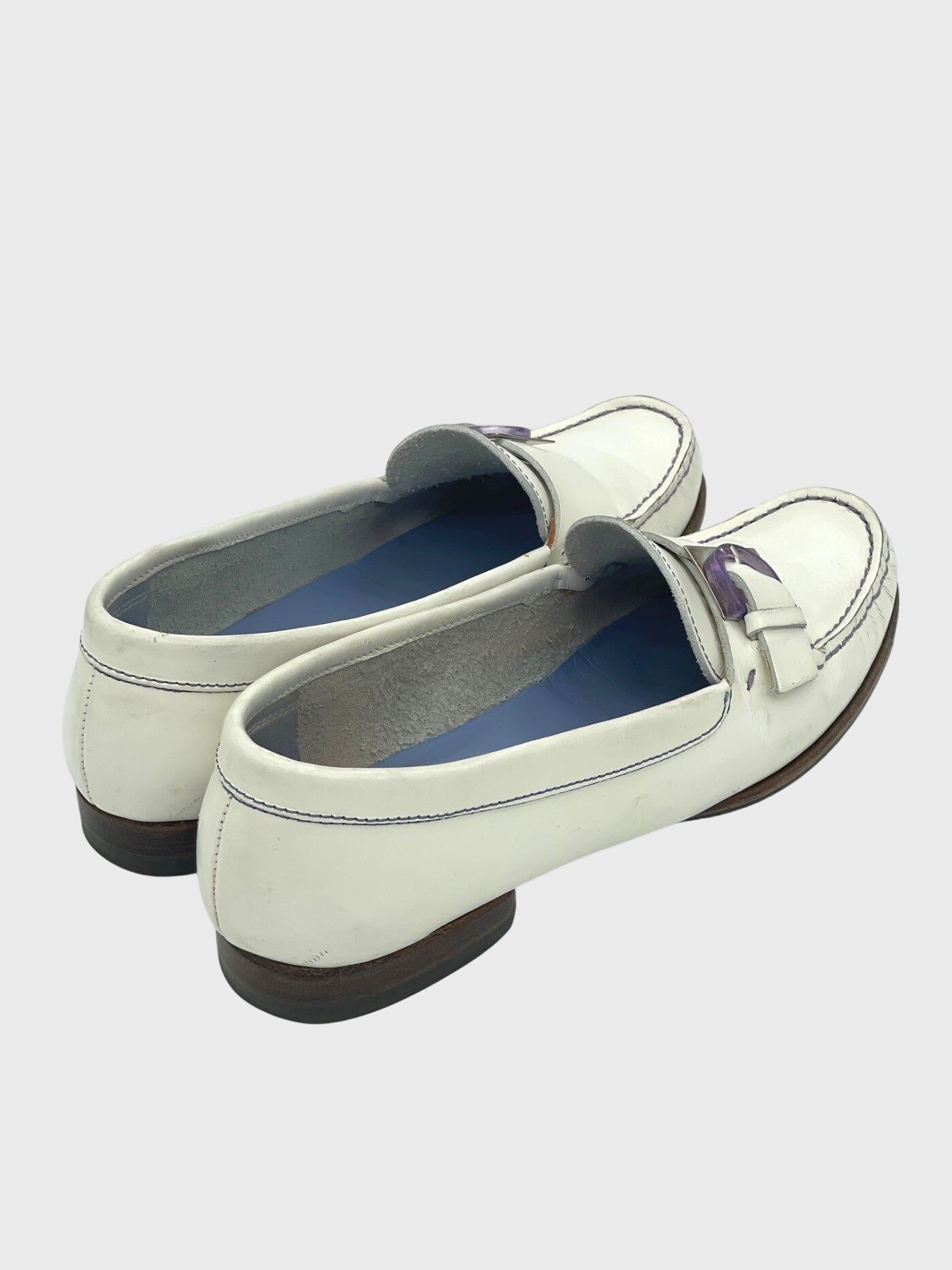 Salvatore Ferragamo Gancini Mokassin EU 36 Weiß