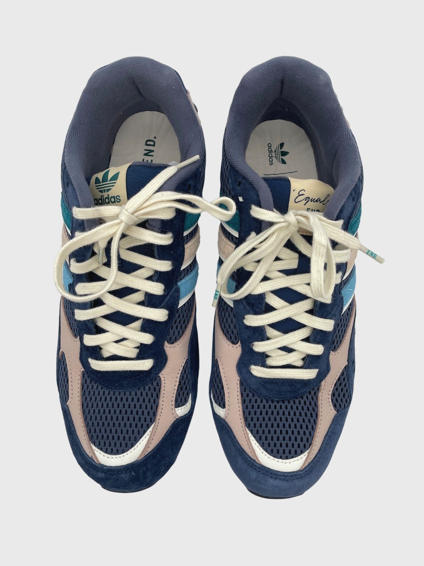 Adidas x END. Torsion Super Equals Low Top EU 46 Blau