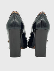 Louis Vuitton Damier Trim Bow Pump EU 38.5 Schwarz - Image 5