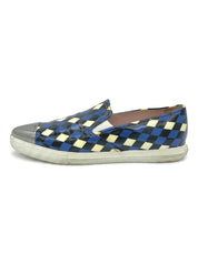 Miu Miu Metal Toe Harlequin Slip-On Sneaker EU 38 Mehrfarbig