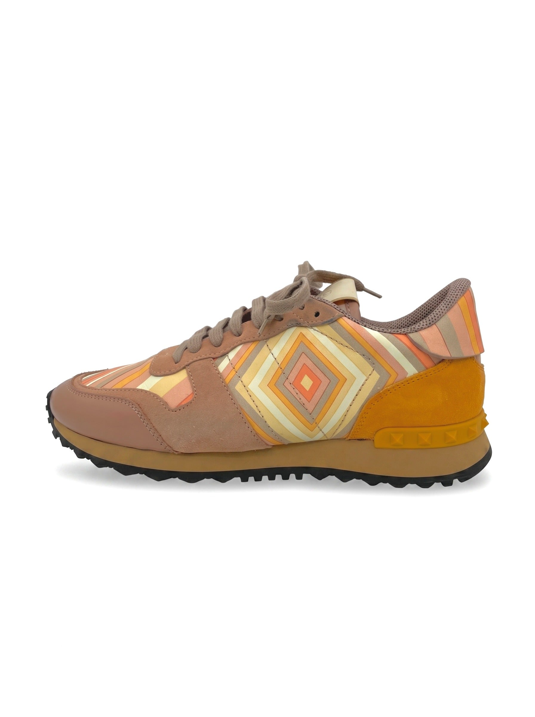 Valentino Rock Runner Native Couture Low Top Sneaker EU 41 Mehrfarbig