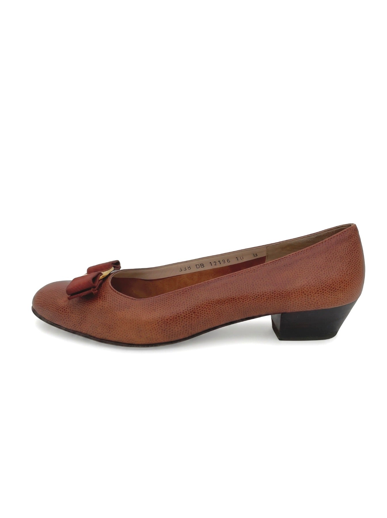 Salvatore Ferragamo Vara Pump EU 40.5 Braun